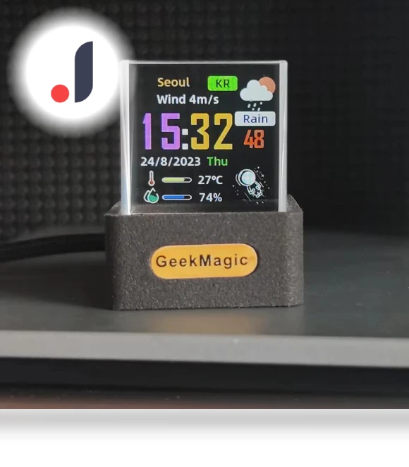 Holographic Photo Display Smart Weather Station — Clocks, Stone Home
