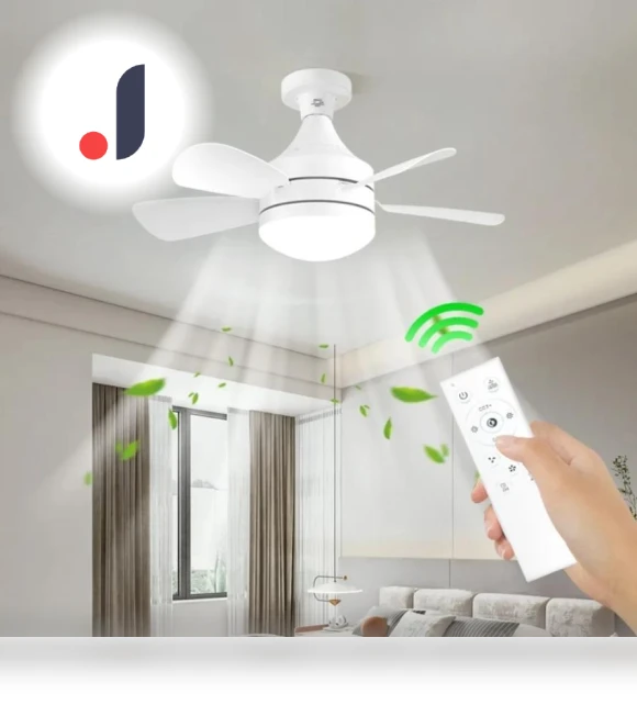 LED Ceiling Fan with Remote Control — Ceiling Fans, Rainbow Rain