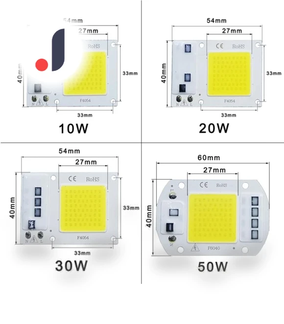 LED COB Spotlight — Garden Illumination, Rainbow Rain