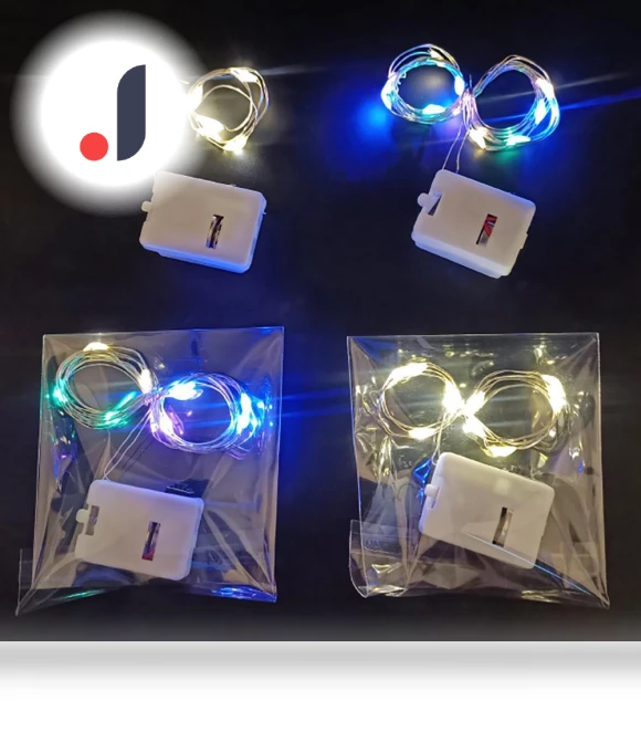 LED Flower Star Garland — String Lights, AI Supermarket