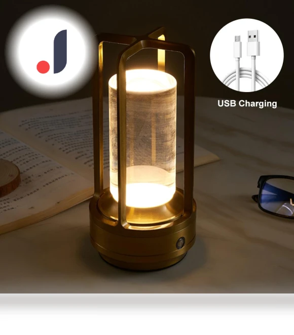 LED Wireless Desk Lamp with Touch Control — Desk & Table Lighting, Home Textile Home Decoration