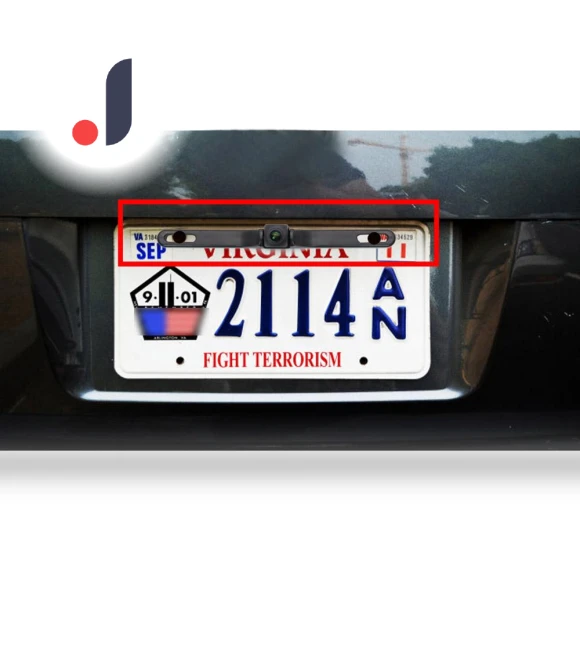 License Plate Frame Backup Camera — Rearview Cameras for Cars, A Auto Parts Mall