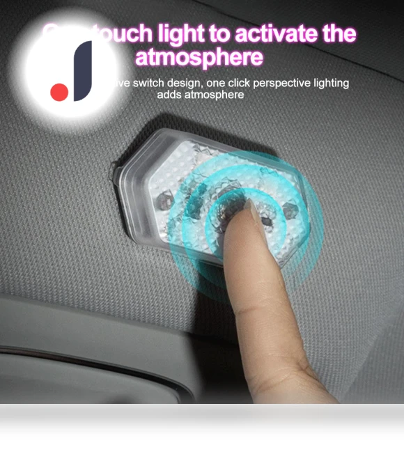 Multicolor Car Lights with Magnetic Suction — Car Accessories & Gadgets, Auto Home Solutions