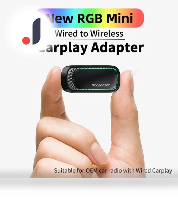 RGB Wireless Carplay Adapter — Stereo Receivers, YJMP