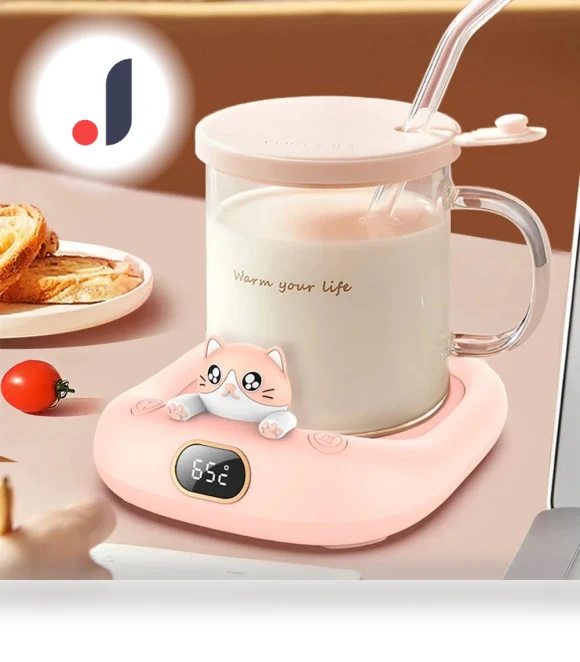 Smart Cat-Shaped Thermoplastic Plate — Beverage Warmers, Vinde Home