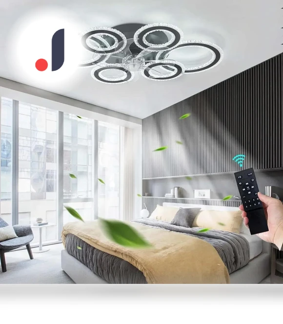 Smart Ceiling Fan with LED Light — Ceiling Fan Lighting Solutions, Good Household Items