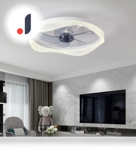 Smart Remote Control Ceiling Fan with LED Light — Ceiling Fan Lighting Solutions, KITCHEN-MALL