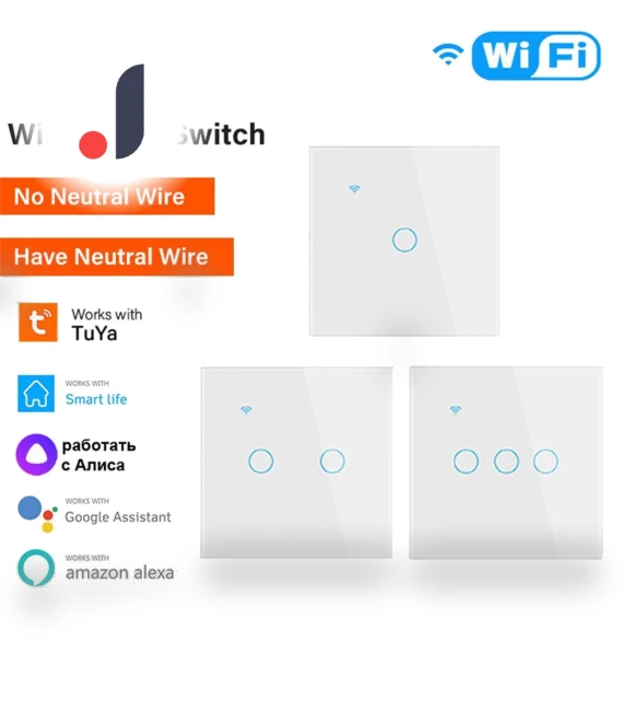 Smart Touch Switch — Dimmer Switches, Tuya