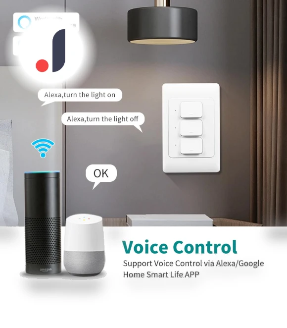 Smart Wall Light Switch — Smart Home Modules, Cozy Cottage-Relax