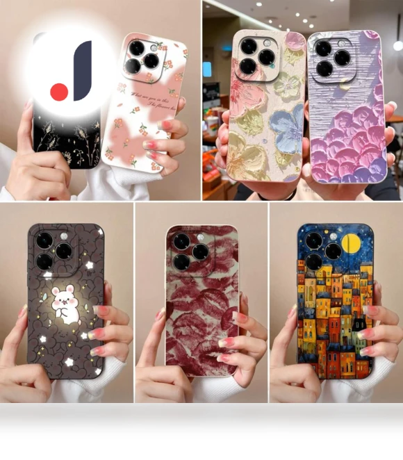 Soft Flower Pattern Case — Phone Accessories, New Style Case