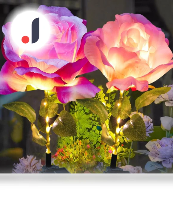 Solar Powered LED Garden Light — Outdoor Post Lighting, AI Supermarket