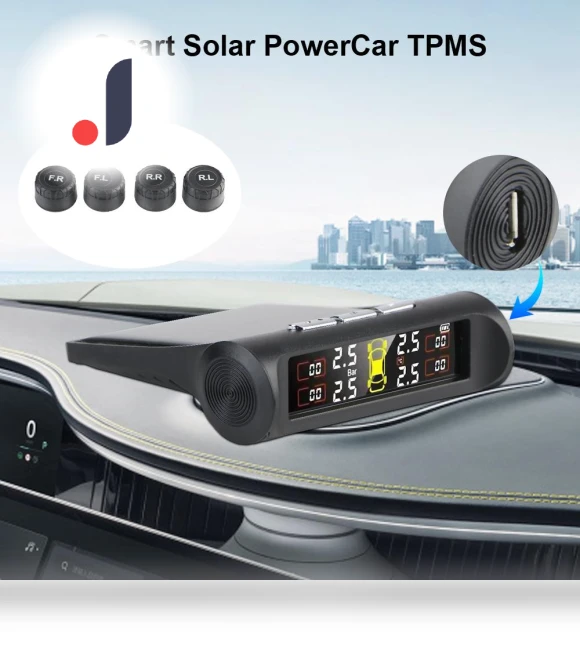Solar Powered Universal Car TPMS with USB Charging — TPMS Sensor Replacements, AINYSZIN Automotive Parts