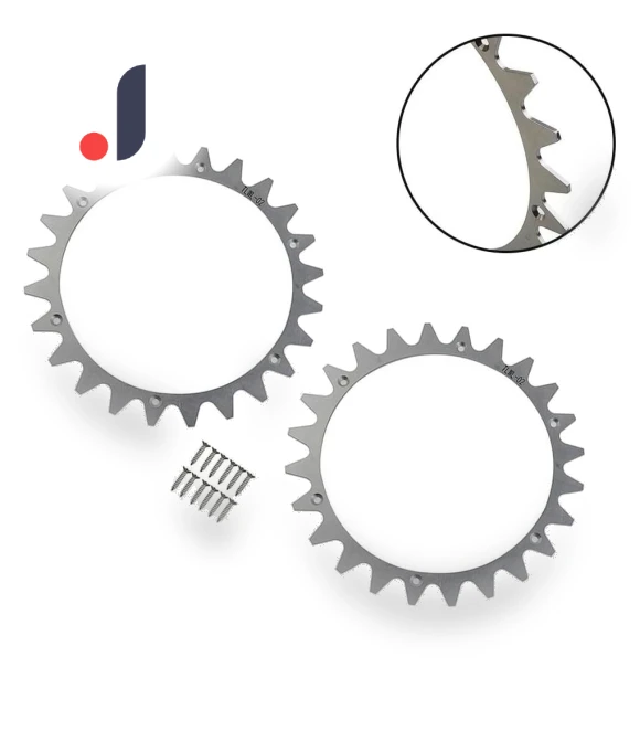 Spikes for robotic lawnmower wheels — Autonomous Lawn Care, Rainbow Rain