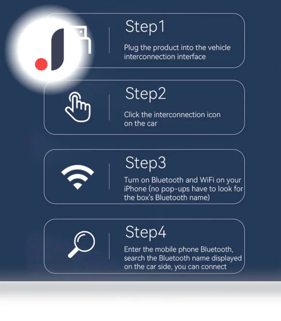 Wireless CarPlay 2 in 1 Android Auto Apple CarPlay Adapter Mini AI Box — Stereo Receivers, Auto Home Solutions