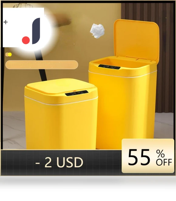 Automatic Sensor Smart Trash Can — Kitchen Cans, Simple and warm