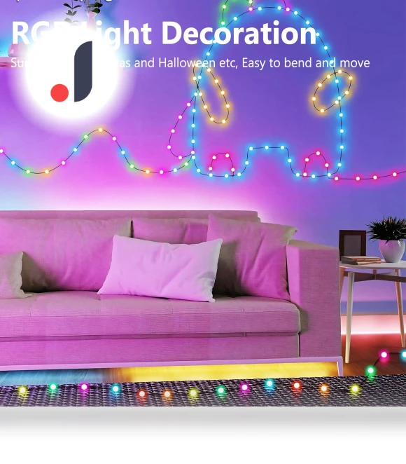 Dream Color Light String — String Lights, Rainbow Rain