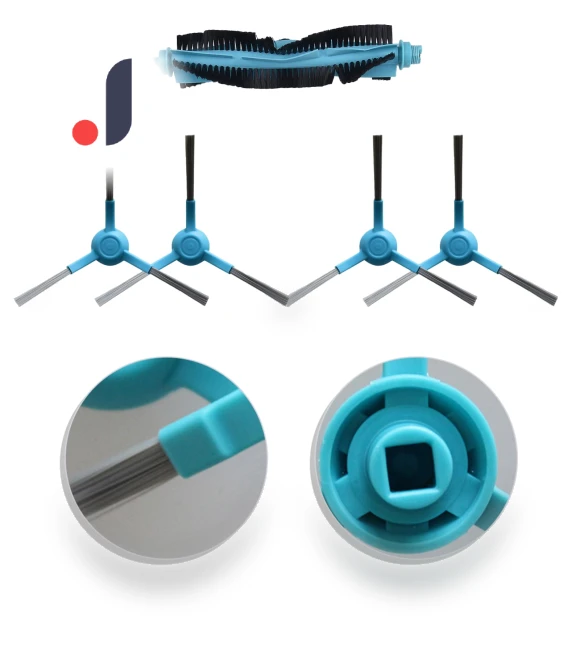 High-performance central brush and side brushes — Accessories, Robot Sweeping Accessories