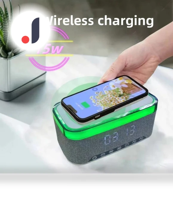 Multifunctional Bluetooth Speaker with Wireless Charging — Portable Audio, A Auto Parts Mall