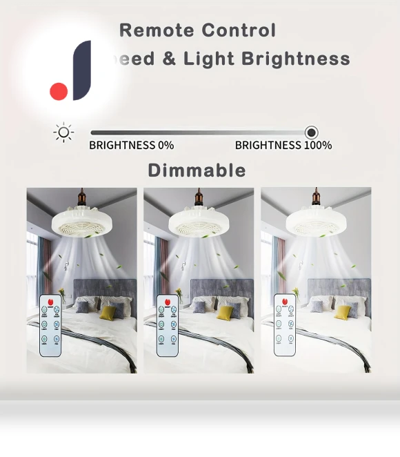 Smart Ceiling Fan with Remote Control — Ceiling Fan Lighting Solutions, Cozy Cottage-Relax