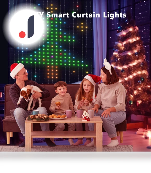 Smart Curtain Lights — String Lights, Build My Home