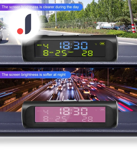 Smart Digital Car USB Solar Charger with LED Display — Car Accessories & Gadgets, 888 Auto Parts Town