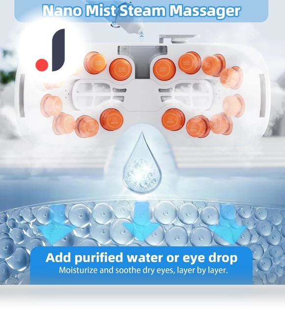 Smart Eye Massager with Heating and Mist — Rollers & Pens, AE Selection