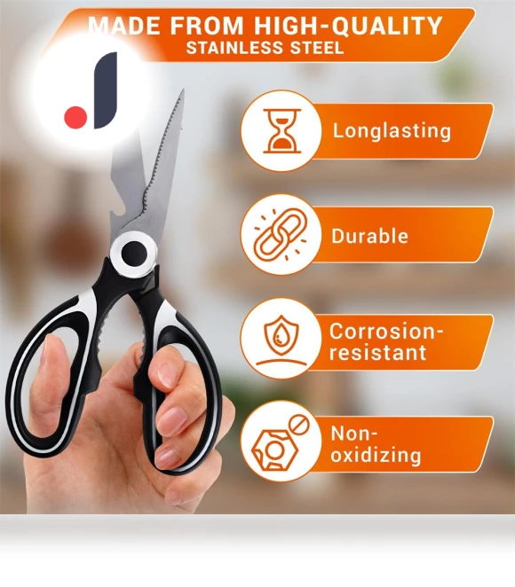 Smart Kitchen Scissors with Case — Shears, Cozy Cottage-Relax