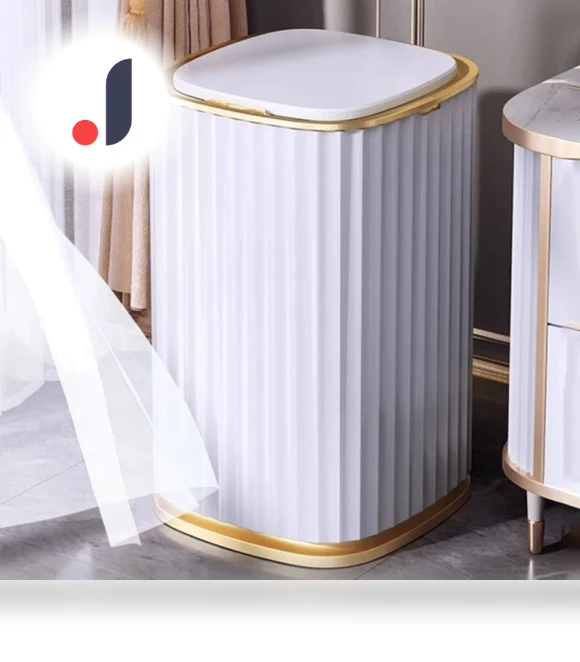 Smart Trash Bin Sensor — Kitchen Cans, Simple and warm
