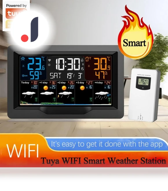 Smart Weather Station — Barometers, Tuya