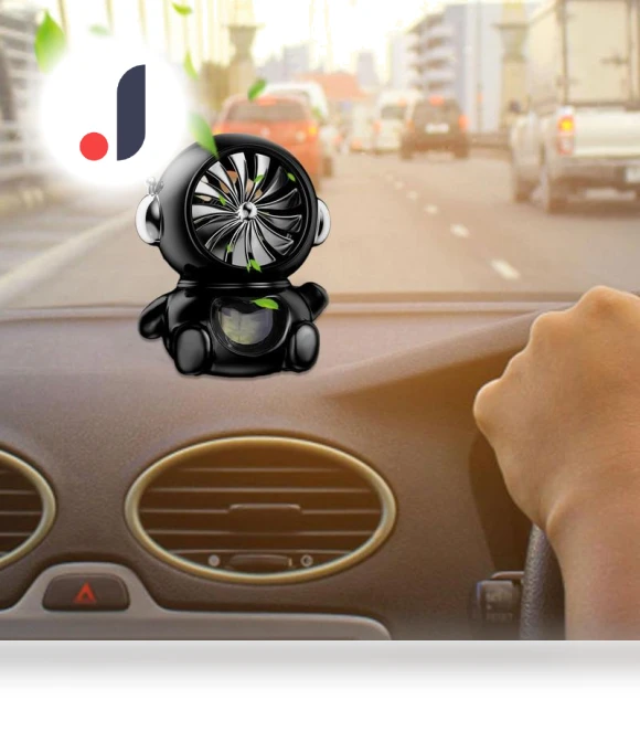 Solar Powered Rotating Car Air Freshener — Car Air Fresheners, JOHO - CarGear