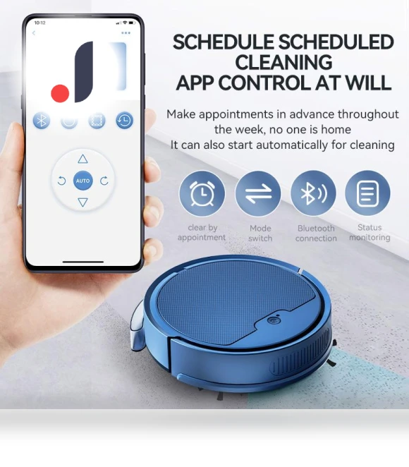 Super Quiet 3-in-1 App Remote Control Smart Sweeping Robot — Smart Cleaning Robots, BowAI