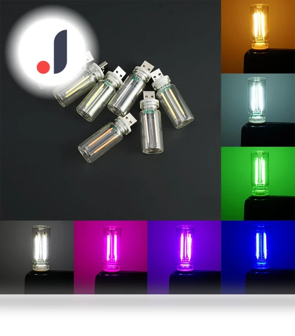 USB Touch Control LED Edison Bulb Night Light — Night Lights, JOHO - CarGear