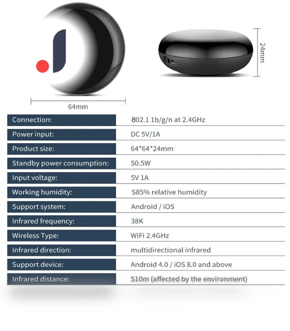 WiFi Smart Home IR Remote Control — Remote Controls, Good Household Items