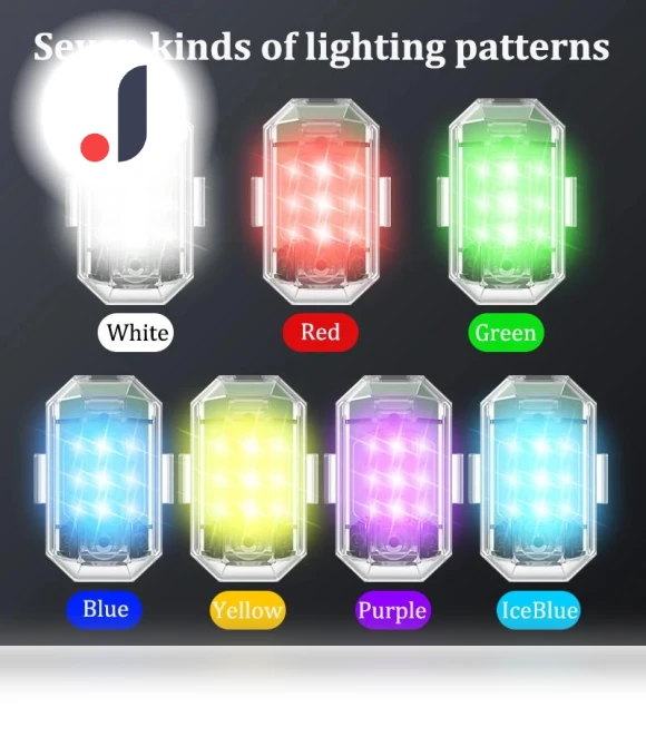 Wireless LED Strobe Lights — Vehicle Safety Signals, RuJia Home Decor