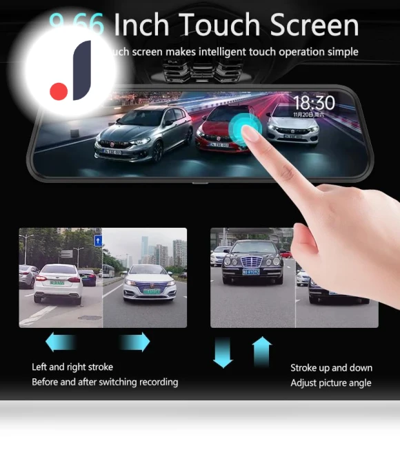 10-inch Mirror Camera for Car Touch Screen — Rearview Cameras for Cars, JOHO