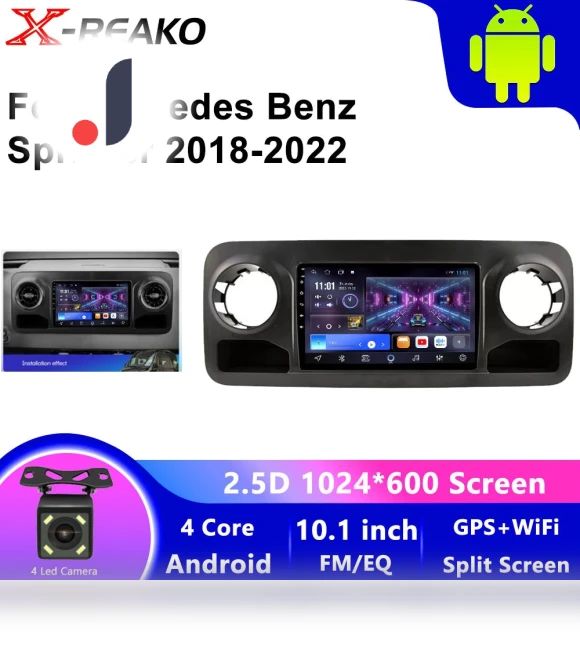 Android 13 Car Radio for Mercedes Benz Sprinter — Stereo Receivers, X-REAKO Global Car Radio