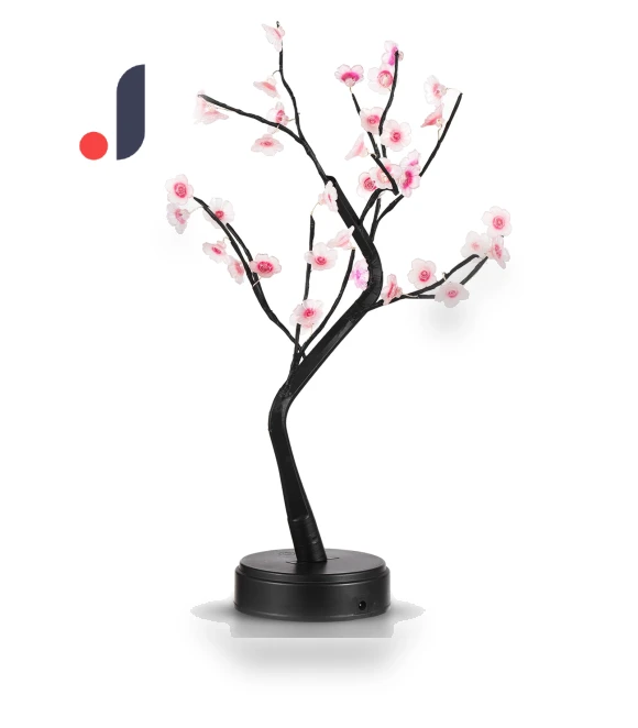 Artificial Cherry Blossom Garland — String Lights, ZY-Beauty-N
