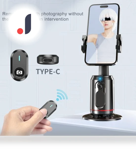 Auto-Tracking Phone Tripod — Selfie Sticks, SEOBIOG