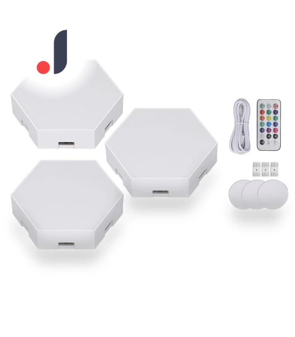 Hexagonal Wall Light Sets — Wall Lighting, Pc1ZY