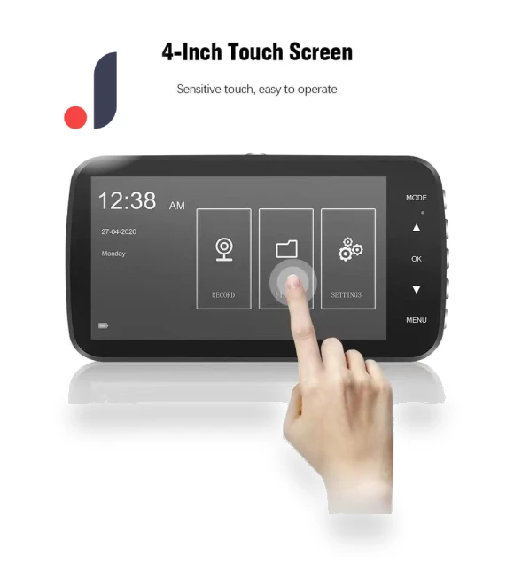 IPS Touchscreen Dash Cam — Dashboard Cameras, JOHO