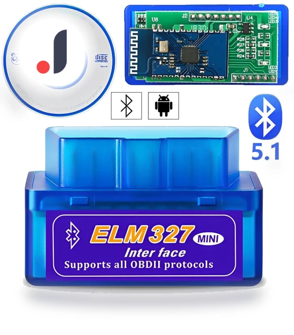 Mini Bluetooth OBD2 Car Scanner — Code Readers & Scan Tools, JOHO - CarGear