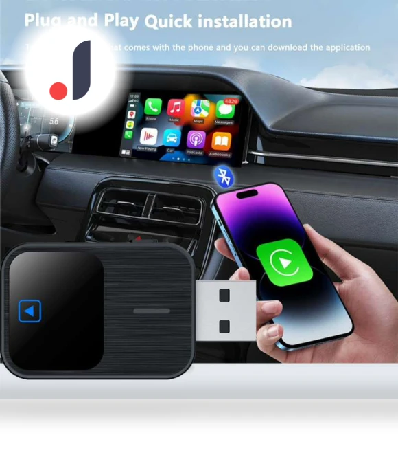 Mini Wireless 2-in-1 AI Box Carplay — Phone Accessories, JOHO