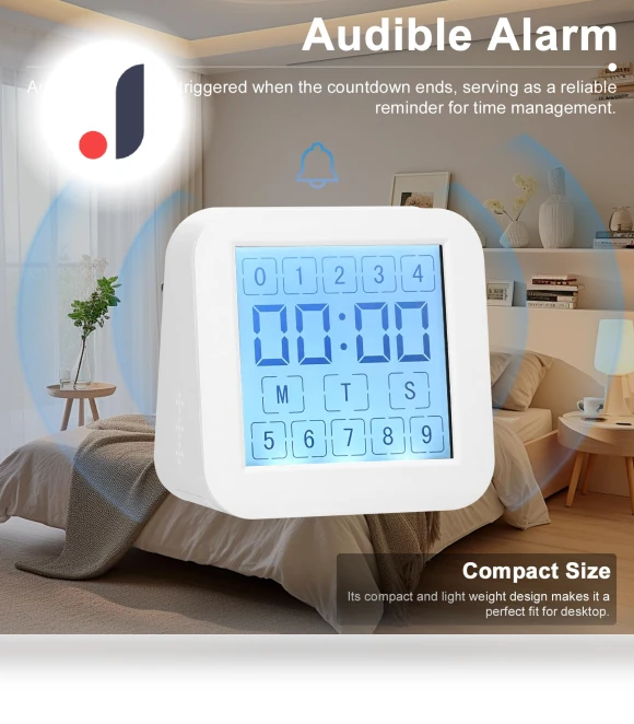 Multifunctional LCD Digital Touch Screen Display — Home Climate Control, Optimized General