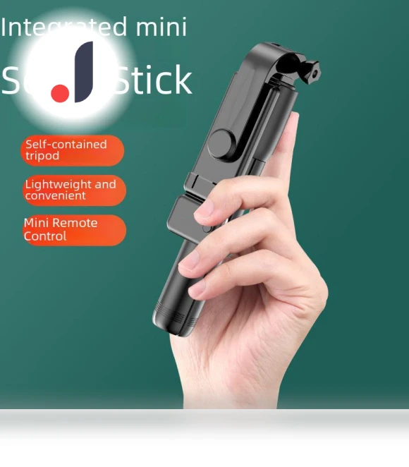 Portable Bluetooth Selfie Stick with Tripod and Fill Light — Selfie Sticks, Smarter than future