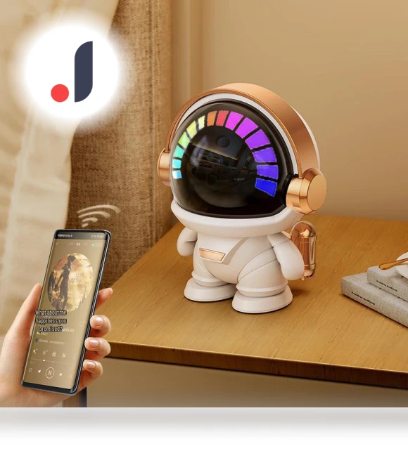 Portable Bluetooth Speaker with Colorful Lighting — Portable Audio, Smarter than future