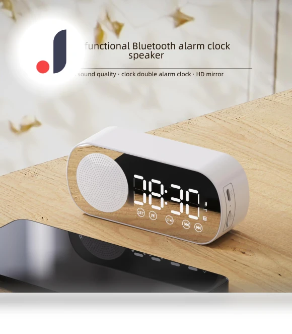 Premium Bluetooth Speaker with Alarm Clock — Phone Accessories, TopSky