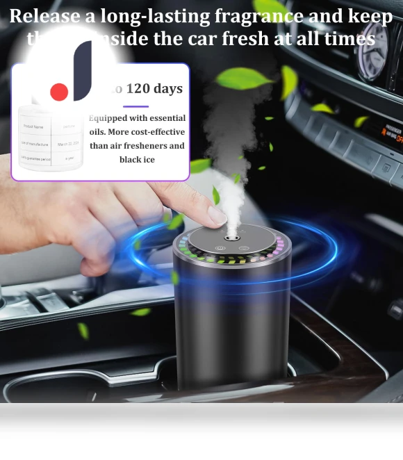 Smart Car Diffuser-Humidifier — Car Air Fresheners, Luminaire Lighting Mall