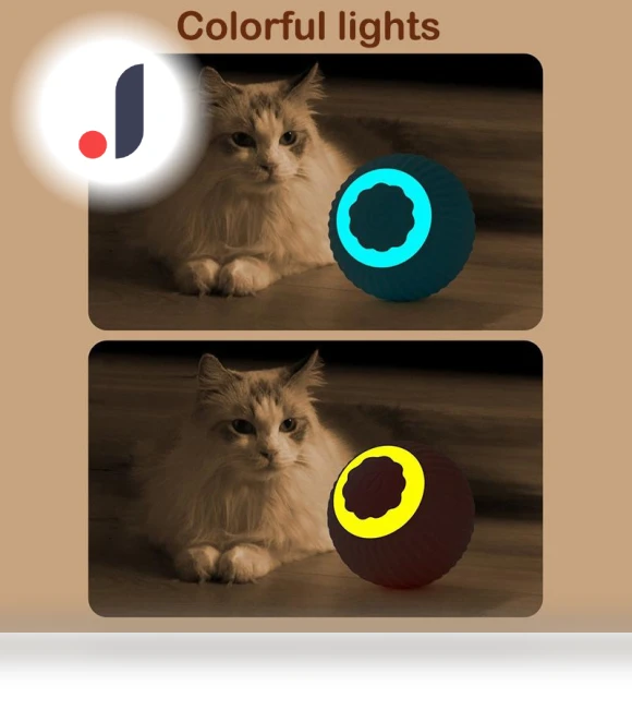 Smart Cat Toy Ball — Cat Playthings, Autumn Orchids