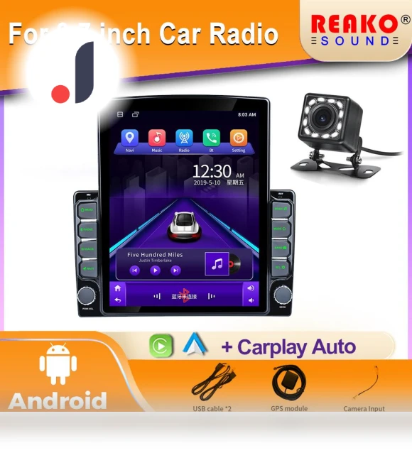 Universal 1 Din Android Touchscreen Multimedia Player — Stereo Receivers, Reakosound