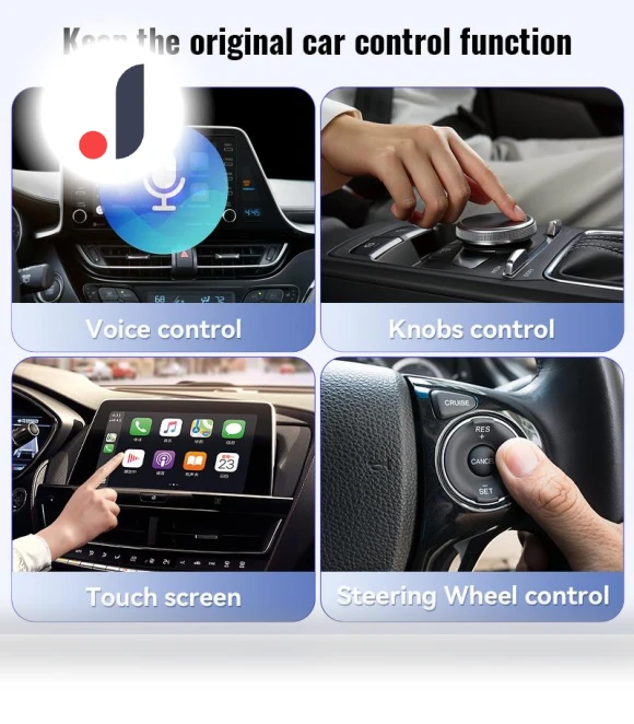 Wireless Android Auto Carplay Adapter 2 in 1 AI Box Car — USB, JOHO - CarGear